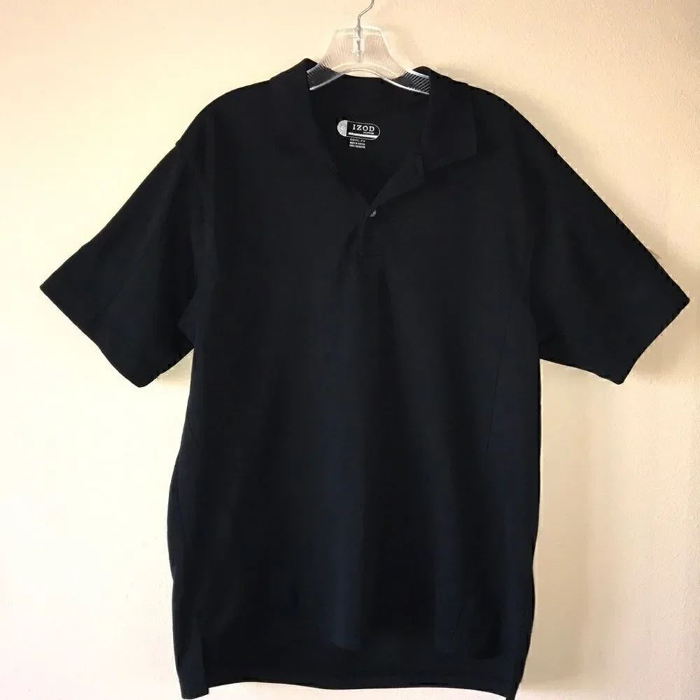 Izod XFG Mens Black Polo Shirt